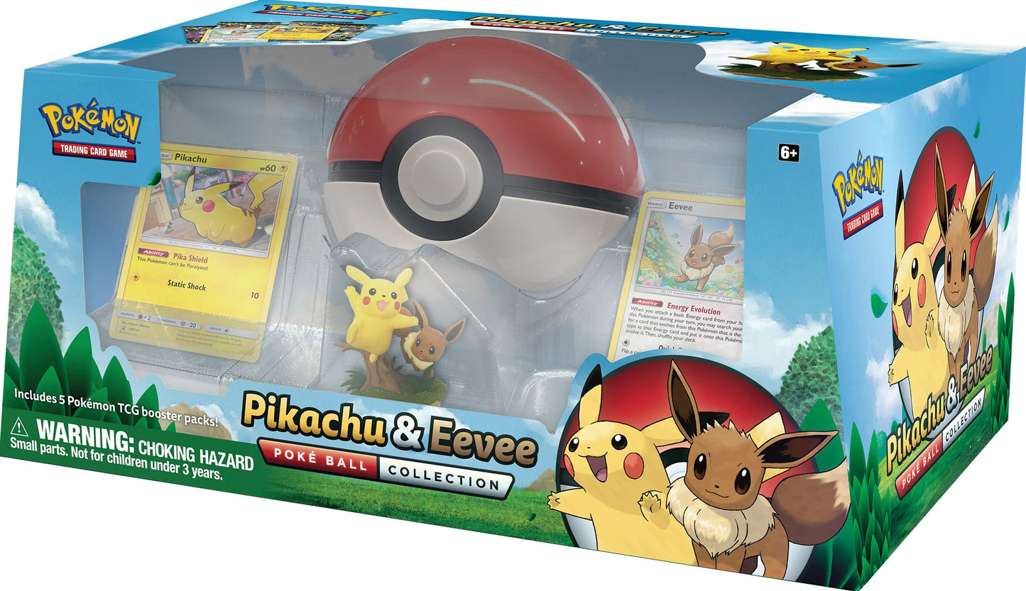 2018 POK PIKACHU & EEVEE POKEBALL COLL BOX - 820650804076