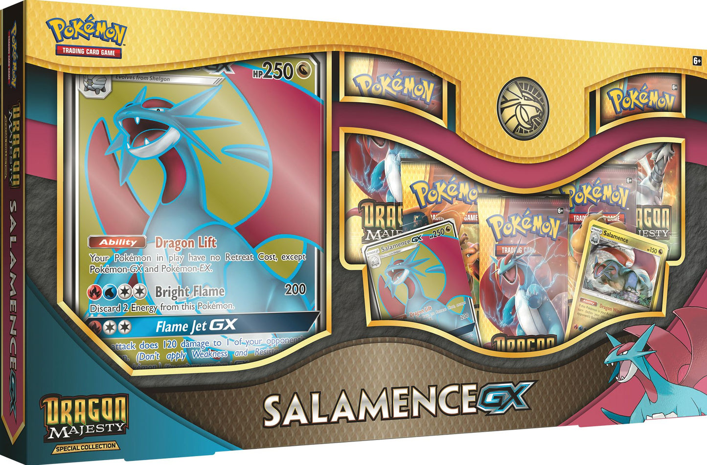2018 POK DRAGON MAJESTY SPECIAL COLL SALAMENCE/KYUREM BOX - 820650804175