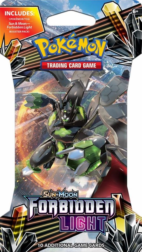 2018 POK SUN MOON S6 FORBIDDEN LIGHT BLSTR - 820650804229