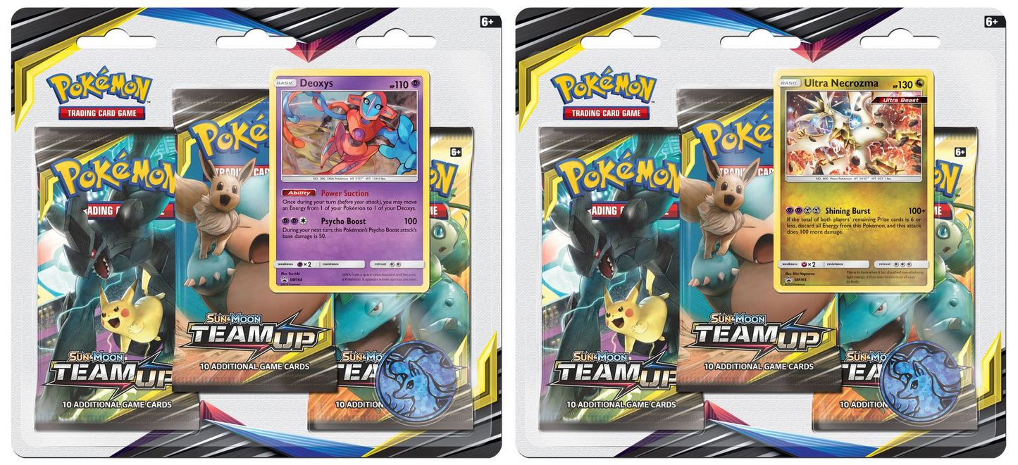 2019 POK SUN MOON S9 TEAM UP 3PK BL - 820650804885