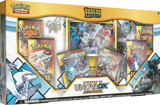 2018 POK DRAGON MAJESTY LGNDS OF UNOVA GX PREM PIN BOX - 820650805110