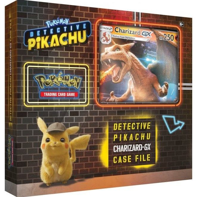 TOY POK DETECTIVE PIKACHU CHARIZARD GX BOX - 820650805356