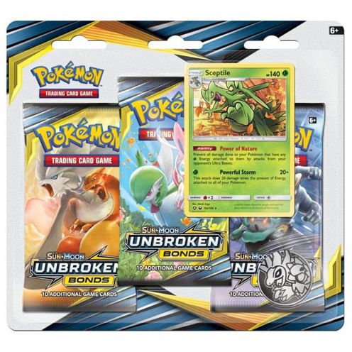 2019 POK SUN MOON S10 UNBROKEN BONDS 3PK BL - 820650805493