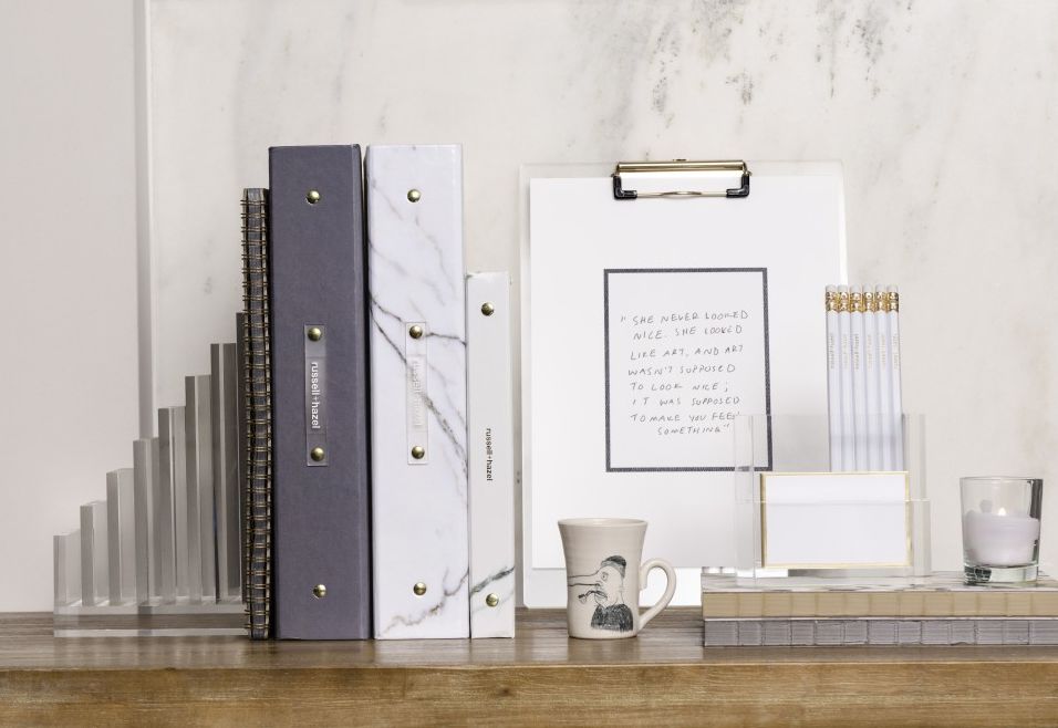 Acrylic Collator + Book End
