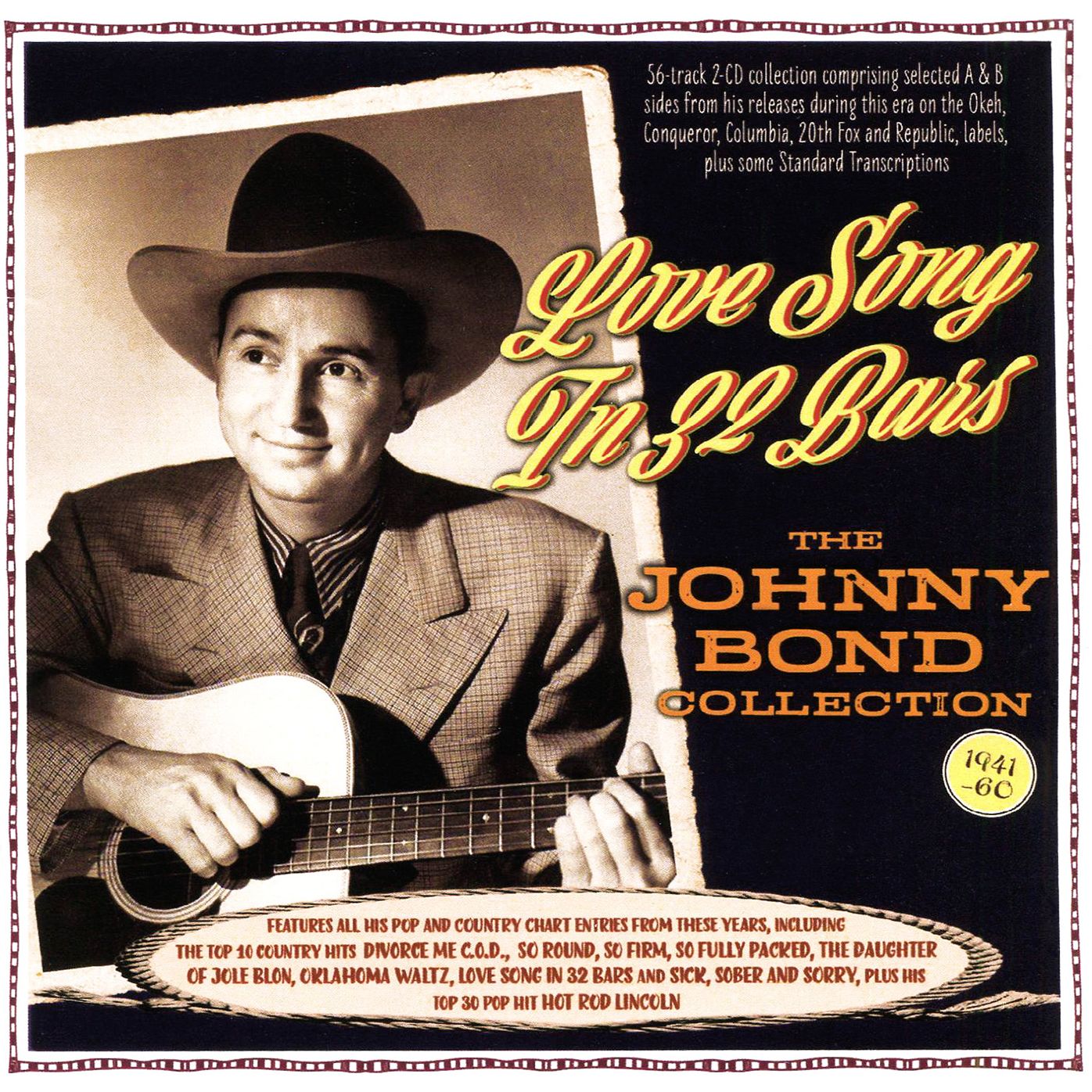 Love Song In 32 Bars: The Johnny Bond Collection