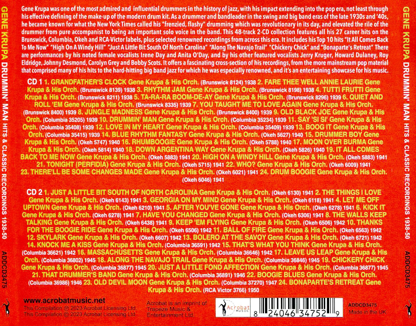 Drummin' Man: Hits & Classic Recordings 1938-50