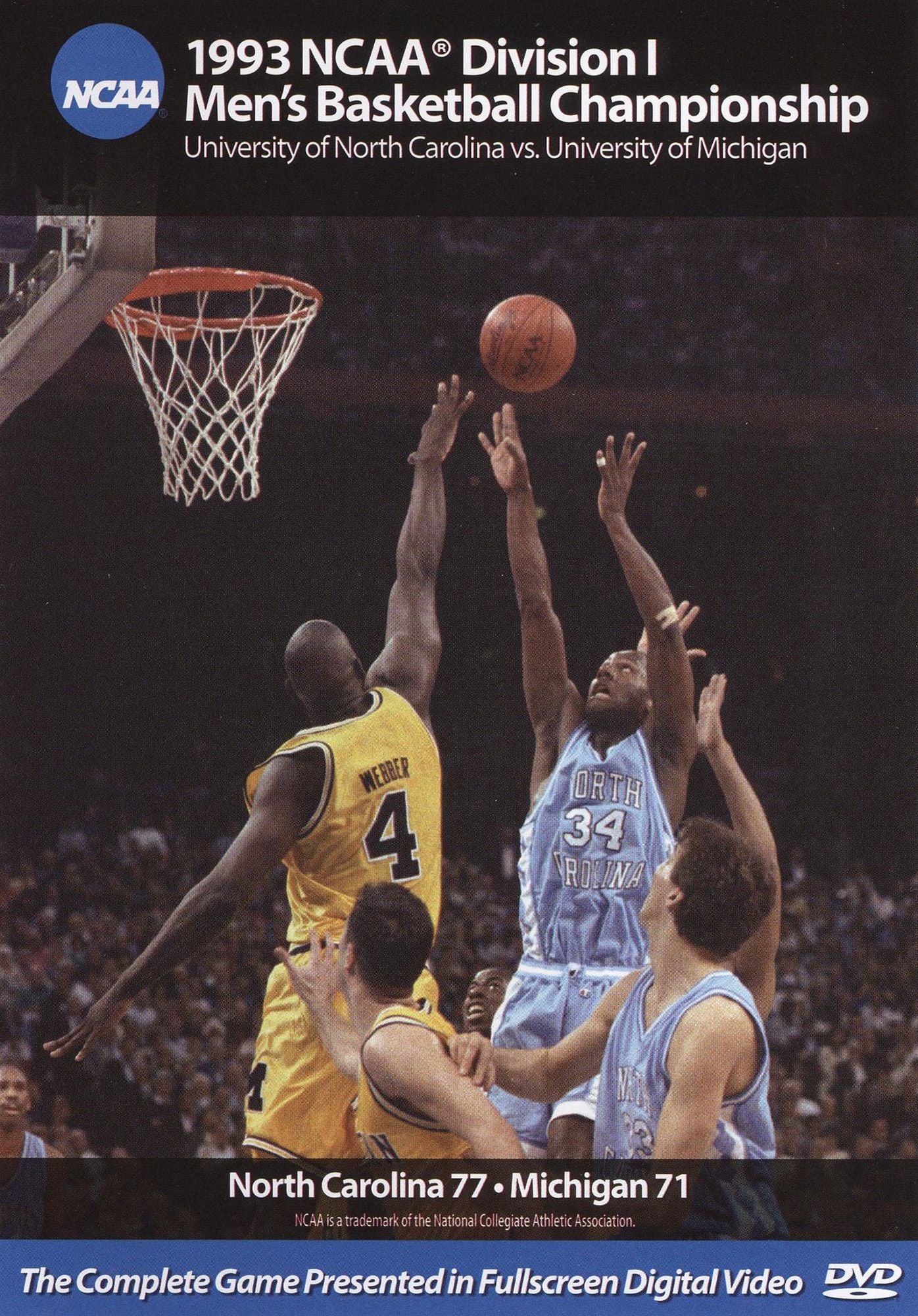 1993 NCAA Championship North Carolina vs. Michigan
