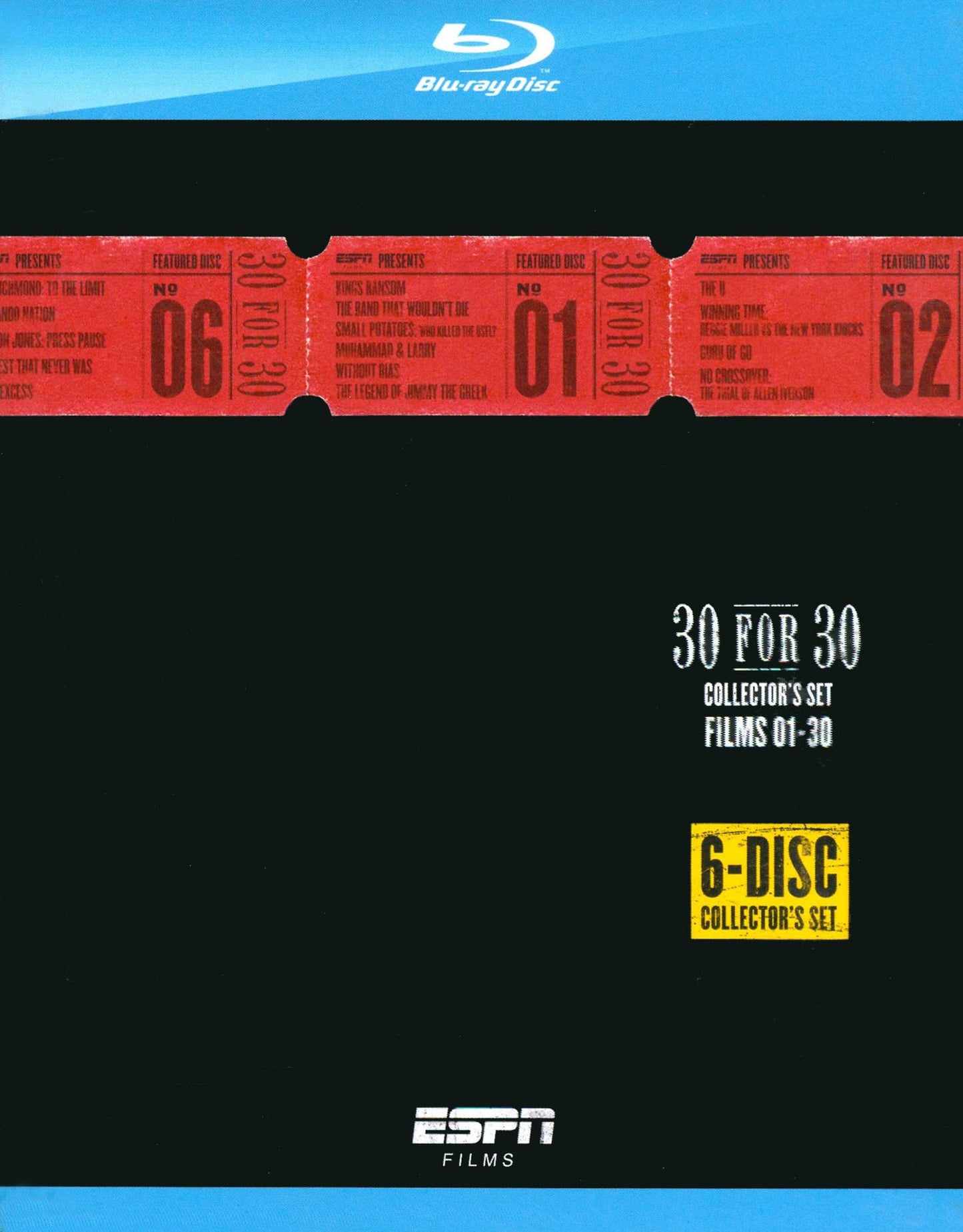 ESPN Films 30 for 30 Collector's Set: Films 01-30 [6 Discs] [Blu-ray]