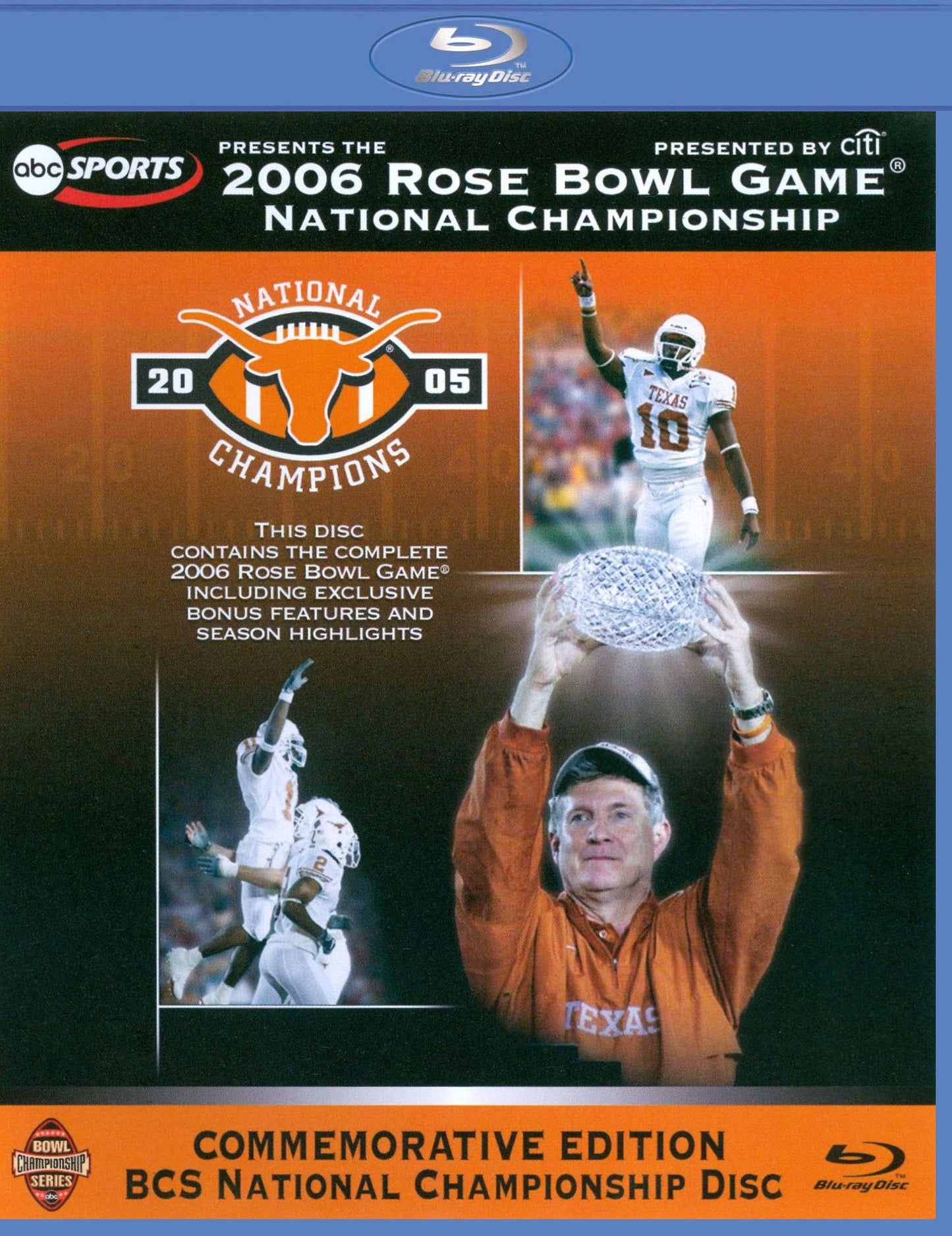 2006 Rose Bowl Game: National Championship - Texas vs. USC [Blu-ray]