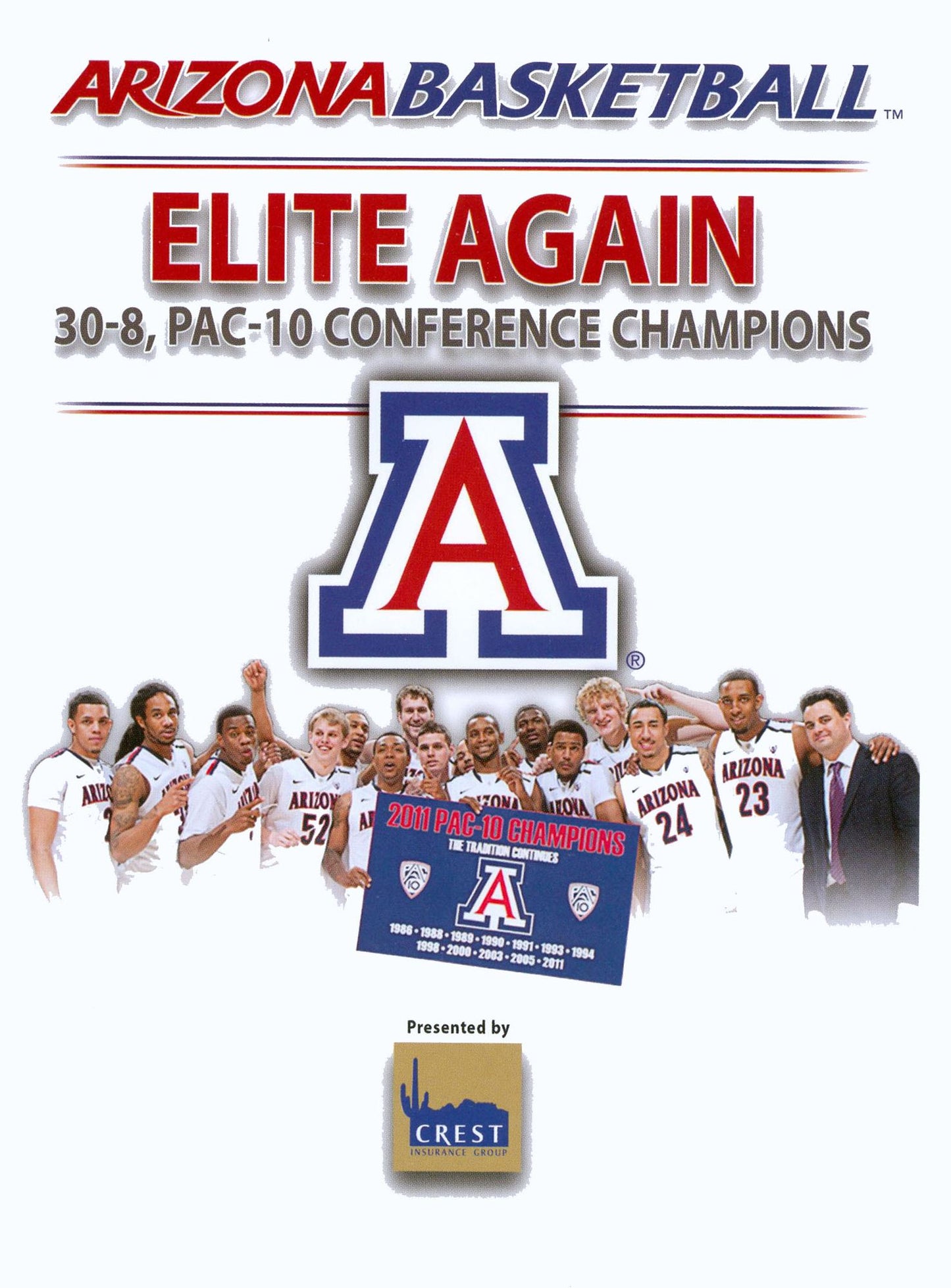 2010-2011 Arizona Men's Basketball Season Commemorative DVD