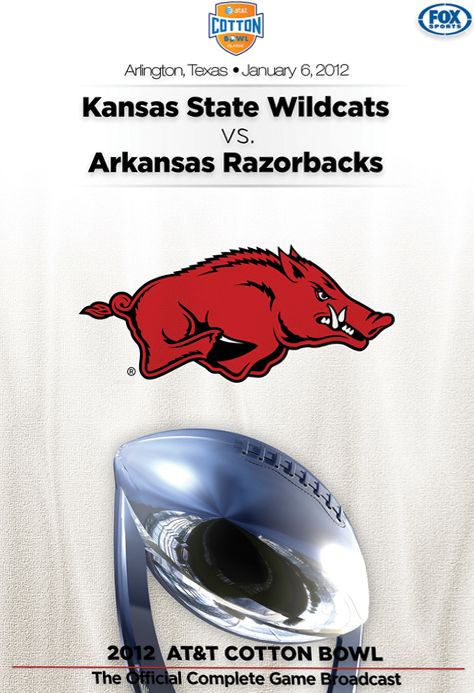 2012 AT&T Cotton Bowl Classic: Kansas State Wildcats vs. Arkansas Razorbacks