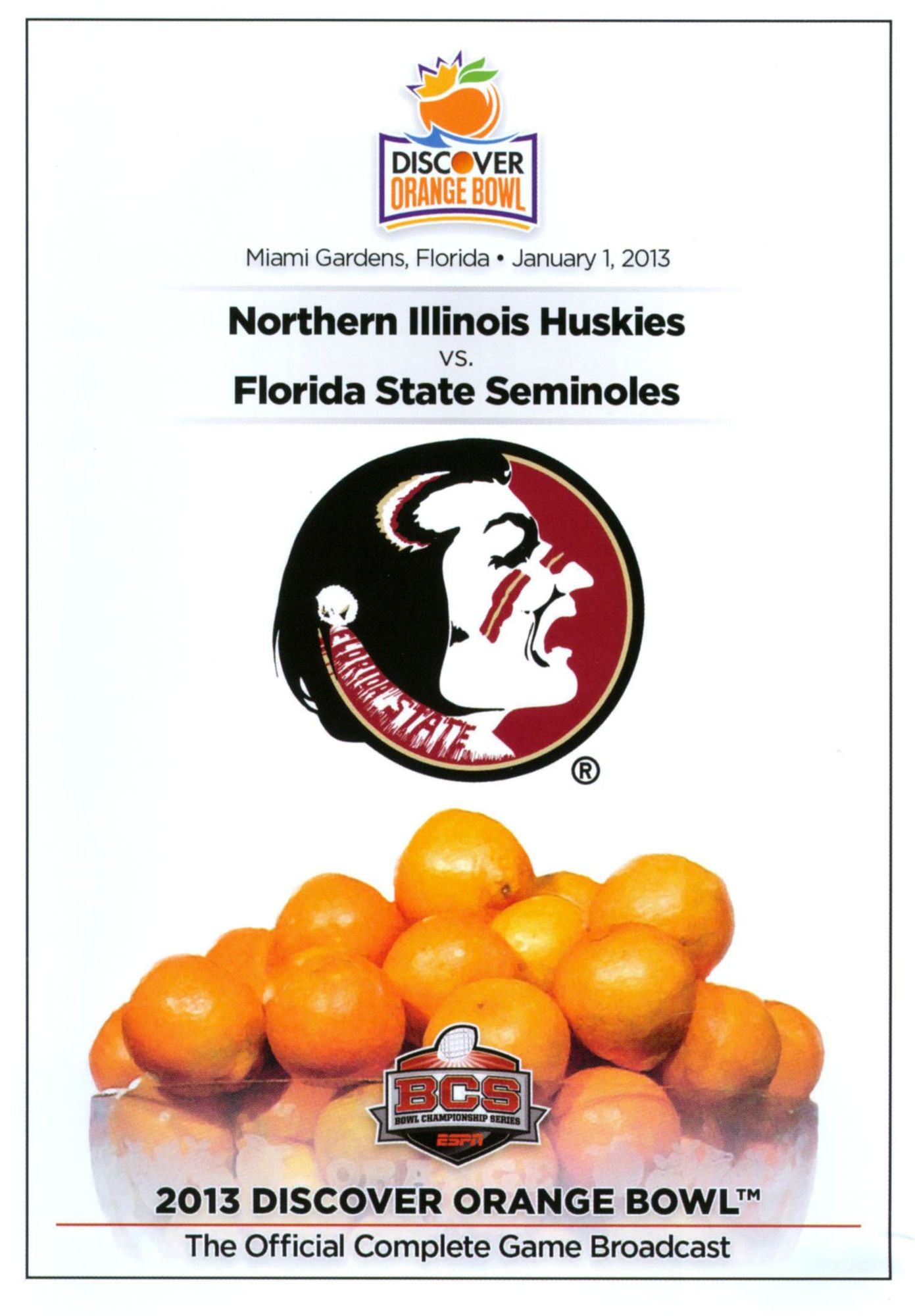 2013 Discover Orange Bowl