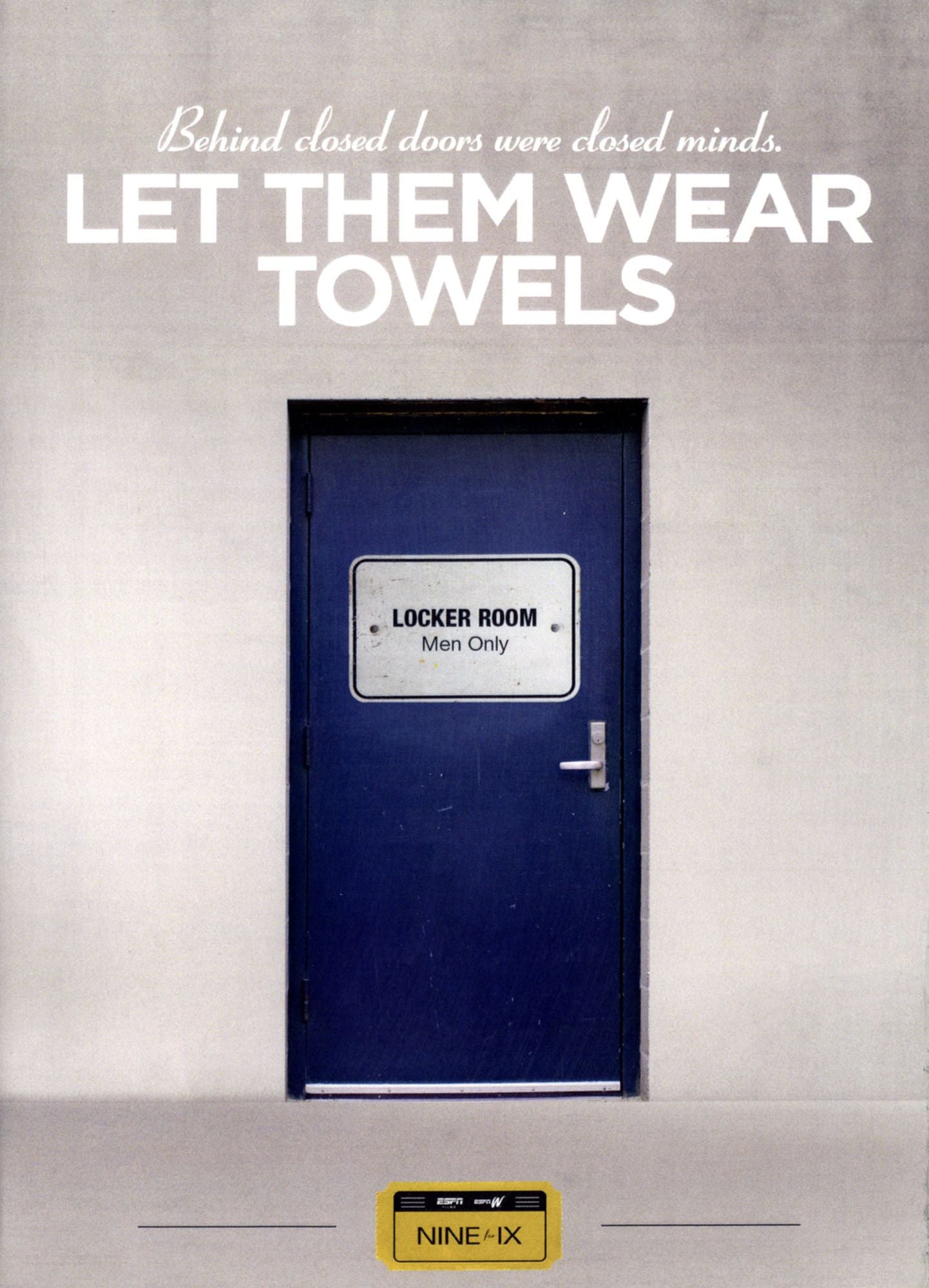 Espn Nine For Ix: Let Them Wear Towels