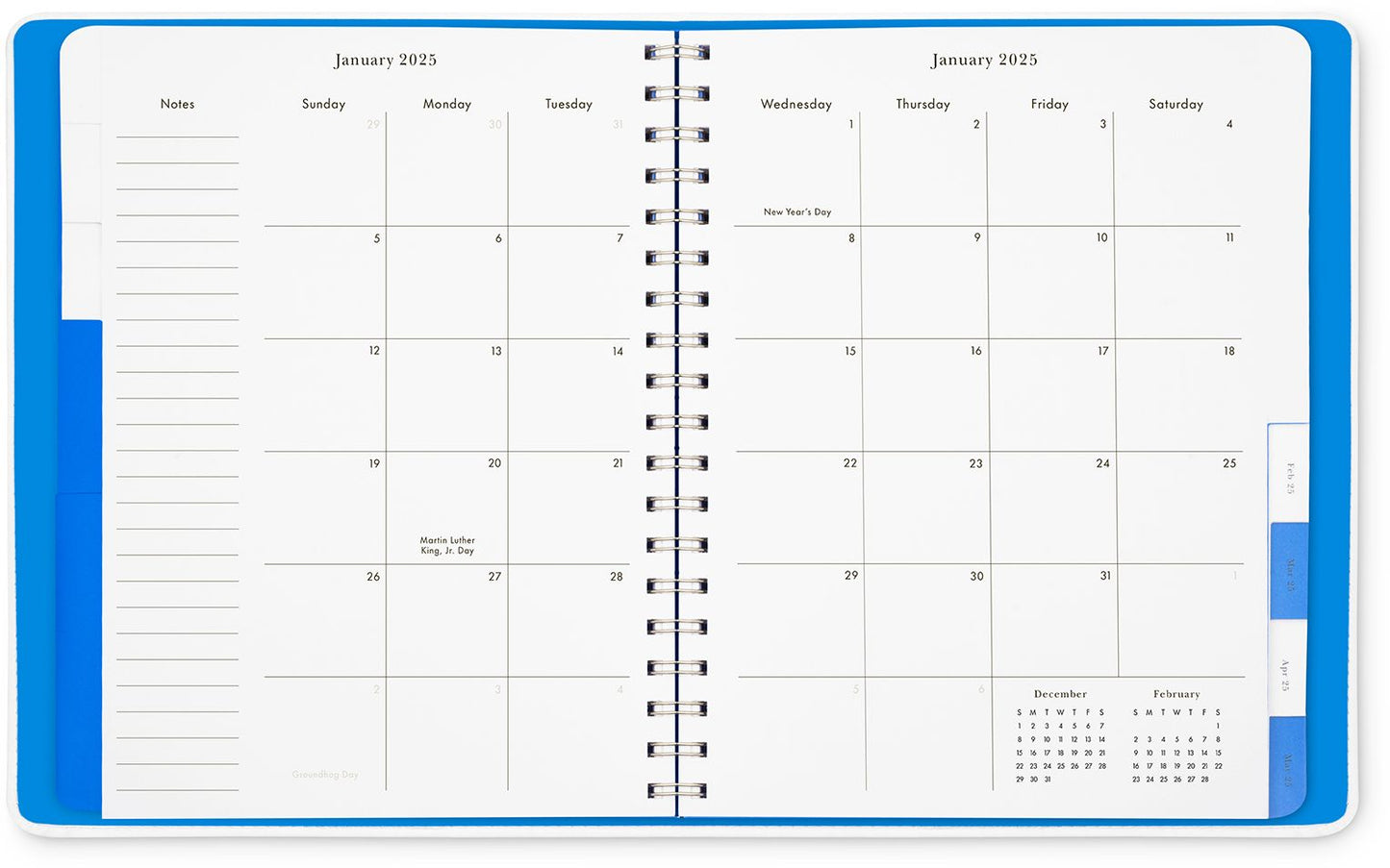 2025 kate spade new york 12 Month Planner (PU Cover), Noel