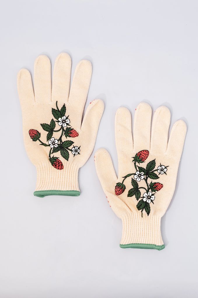 Strawberry Gardening Gloves