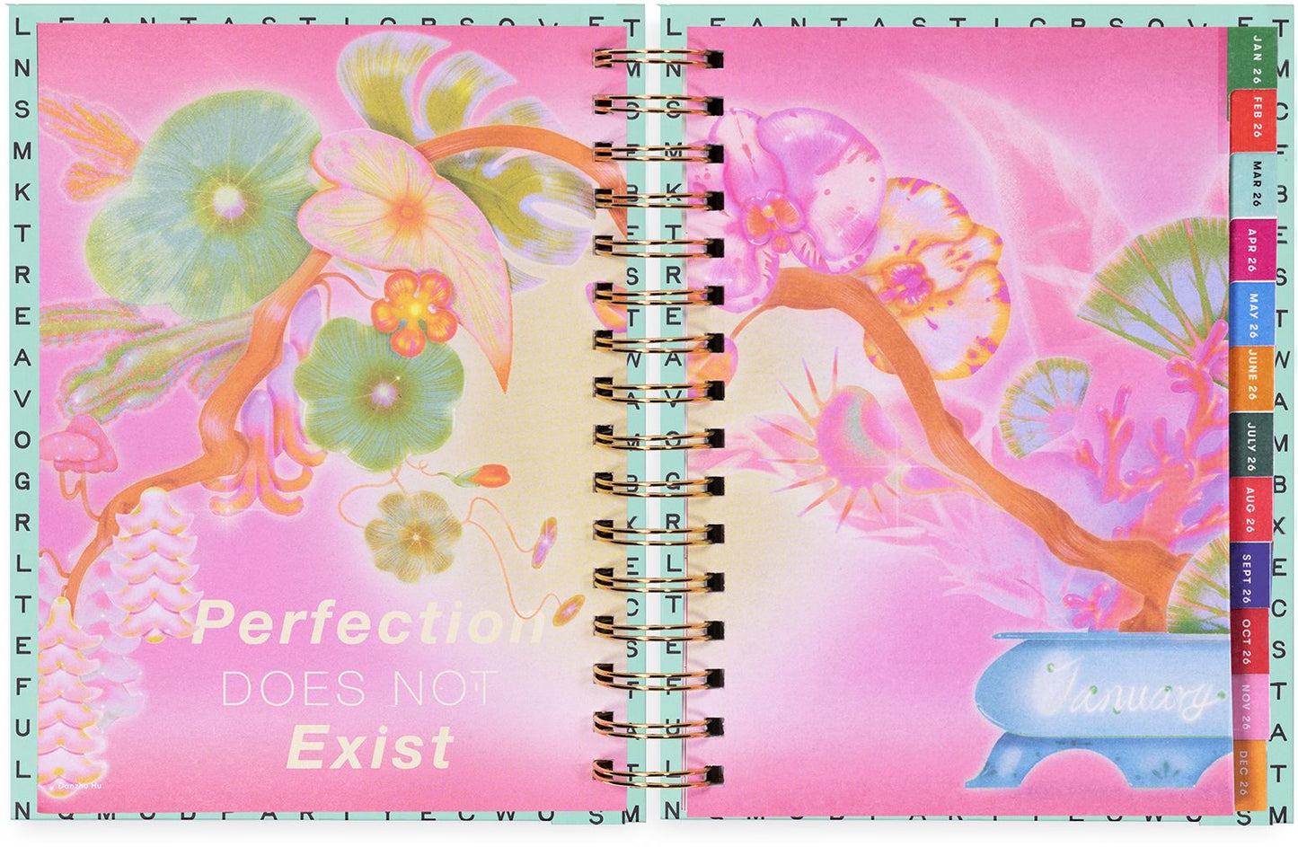 2025-2026 17 Month Medium Planner, Mint Crossword