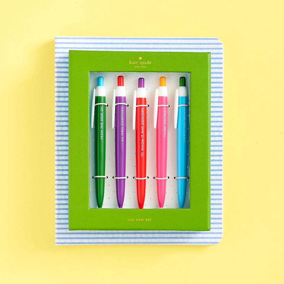 Kate Spade New York Quotes Pen Set - Set of 5