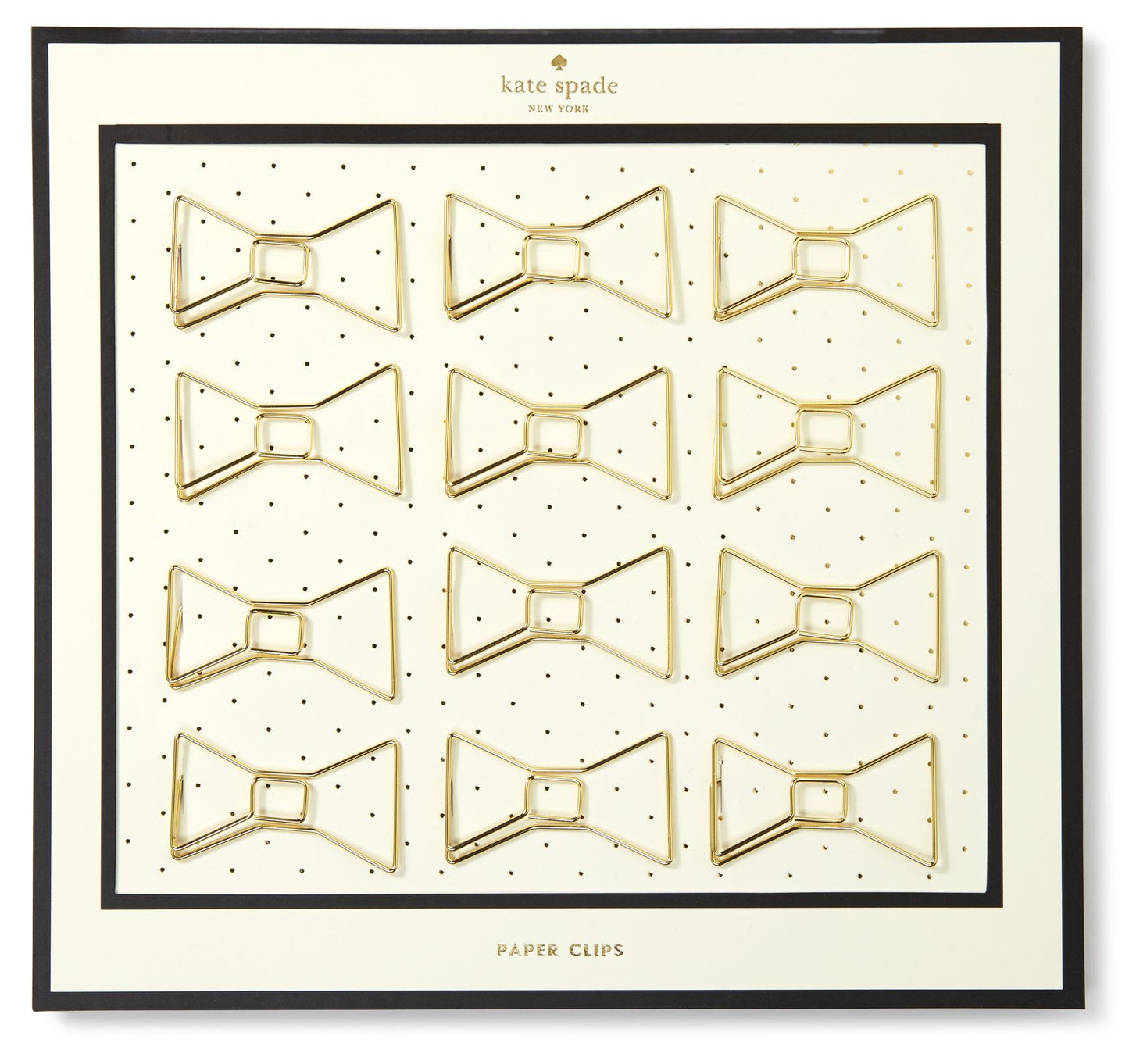 Kate Spade Bow Paper Clips