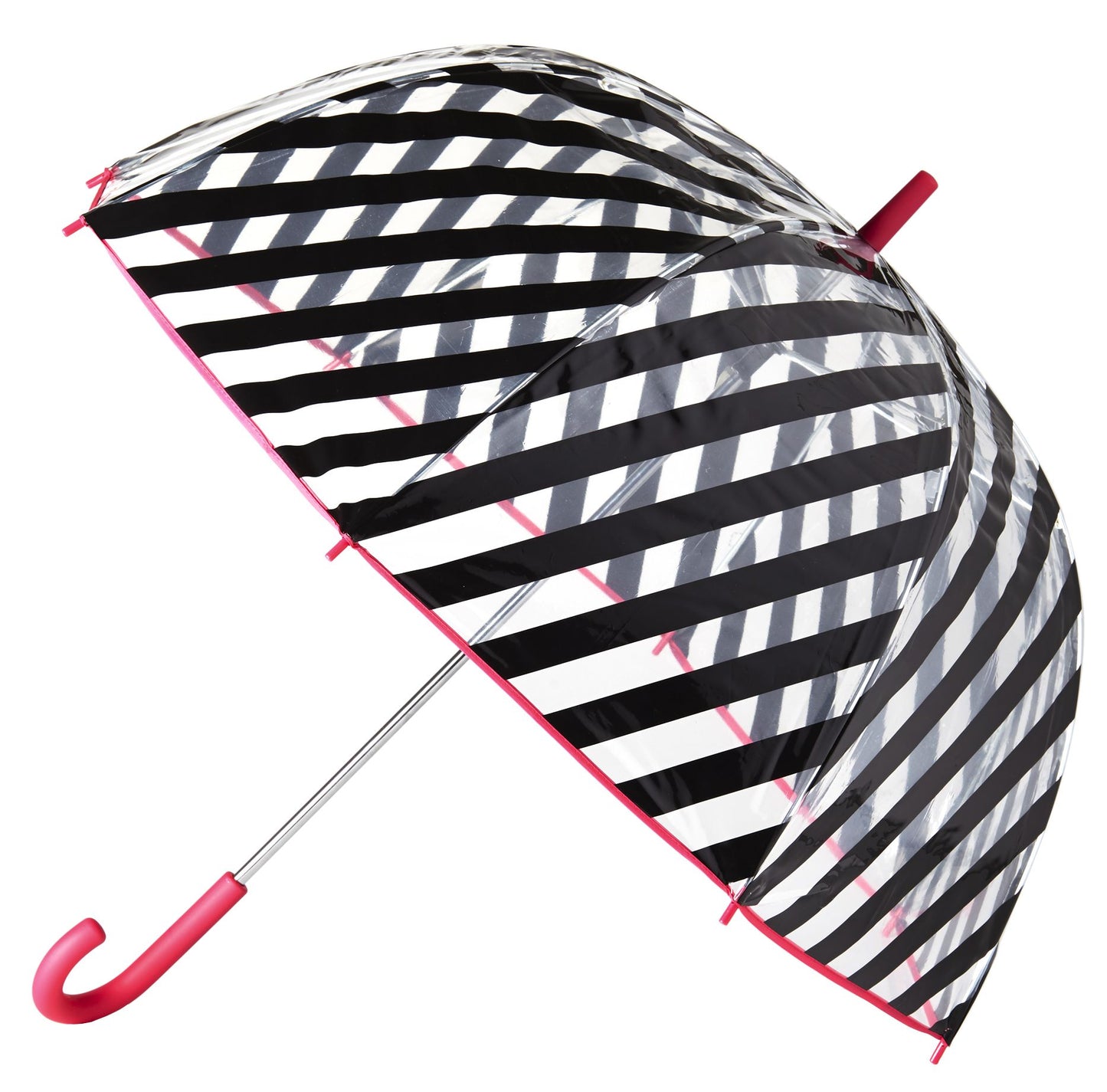 Kate Spade New York Black Stripe Umbrella 33.5" Dia.