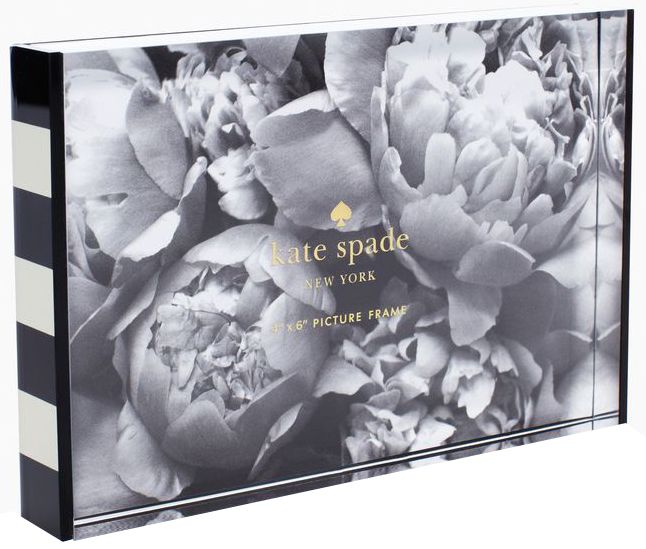 Kate Spade New York Black Stripe Picture Frame