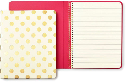 Kate Spade Gold Dot Spiral Notebook