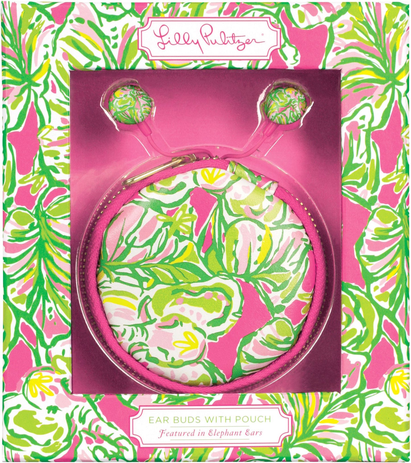 Earbuds w/ Pouch, Elephant Ears