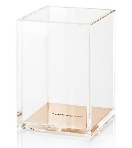 Kate Spade New York Strike Gold Pencil Cup
