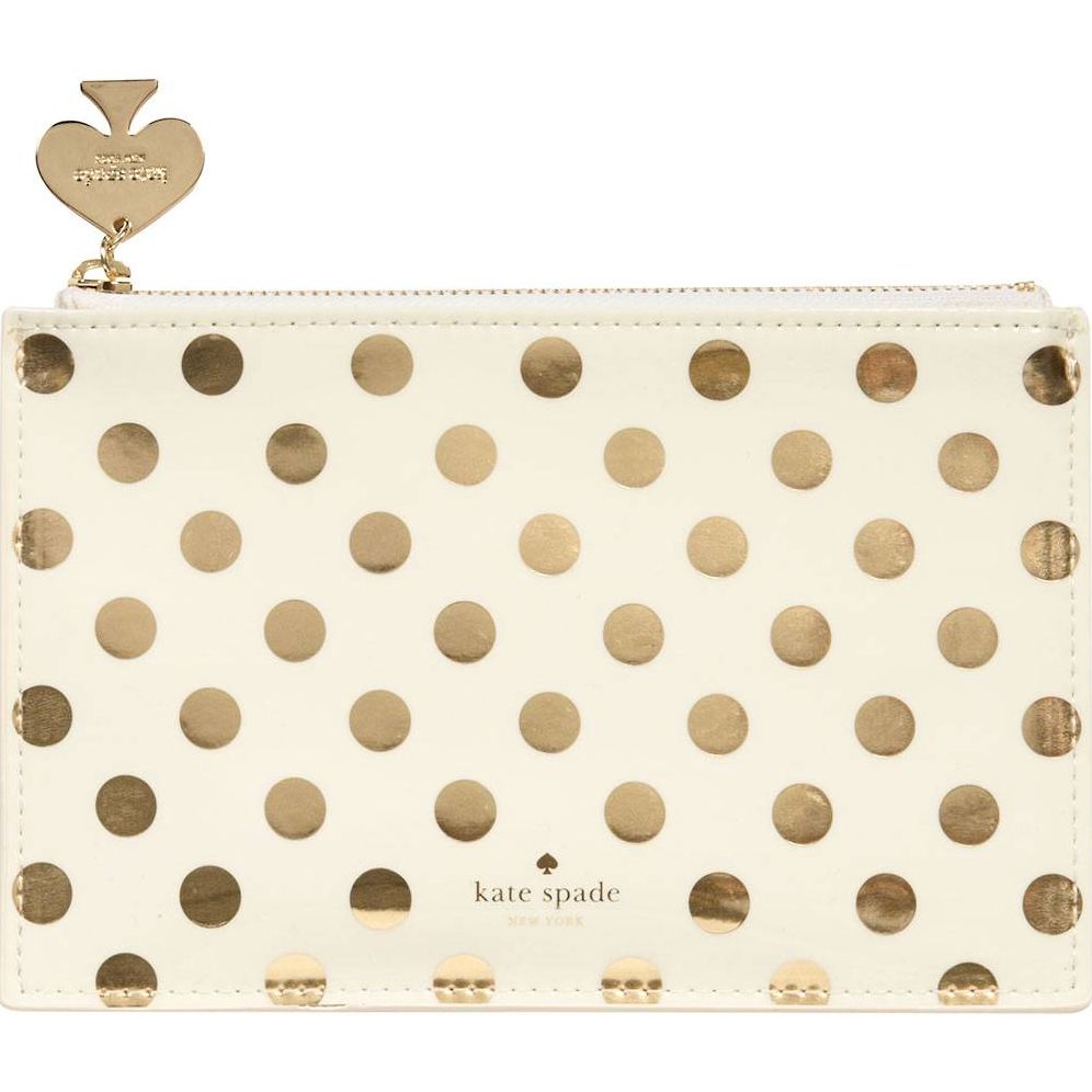 Kate Spade New York Gold Dots Pencil Pouch Set