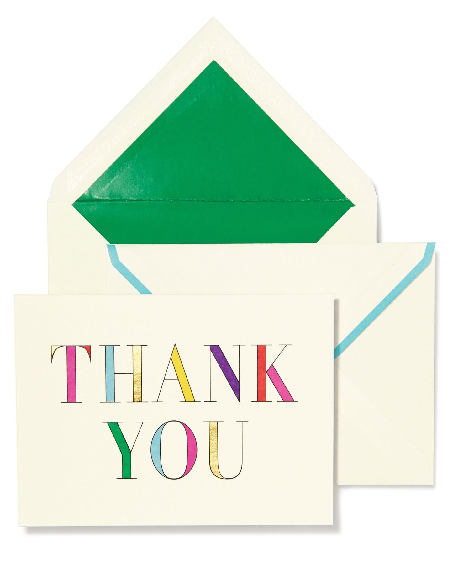 Kate Spade New York Thank You Multi-Color Note Cards - Set of 10