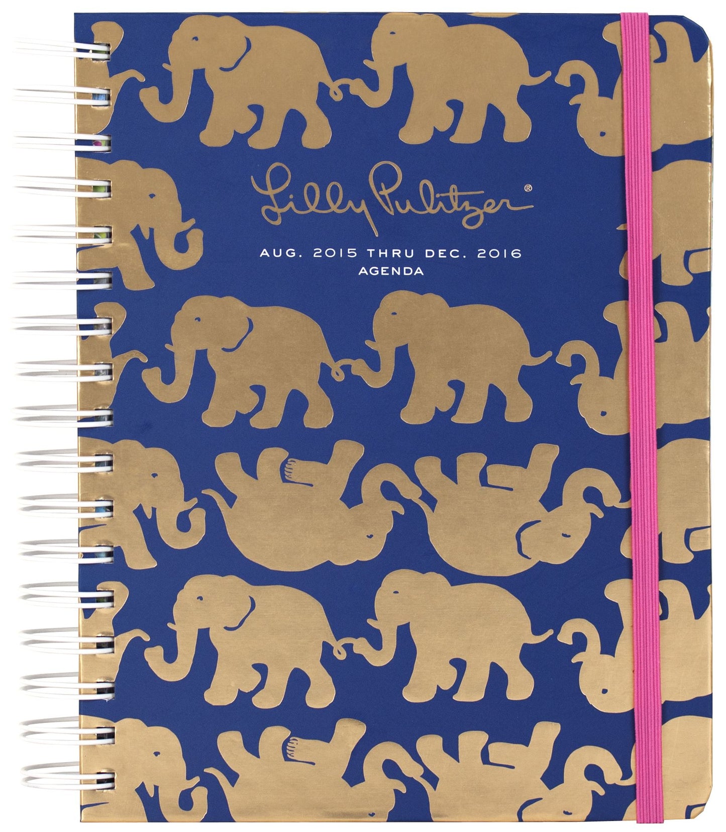 2016 Lilly Pulitzer Large Spiral Agenda, Tusk In Sun Calendar