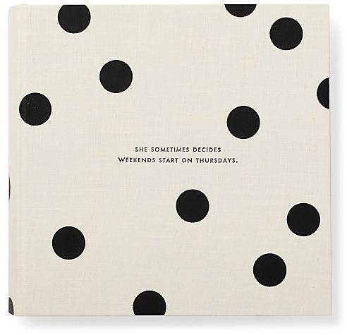 Kate Spade New York 'It all just clicked' Large Photo Album (Black Dots)