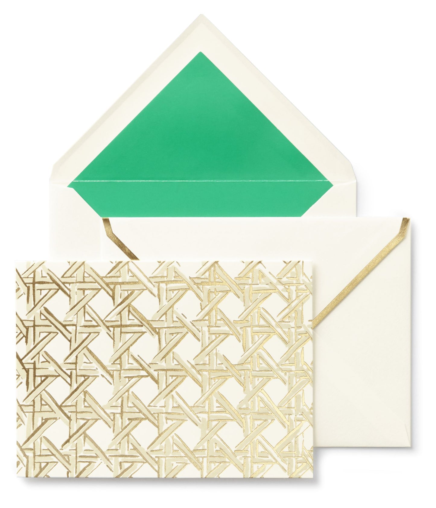 STA Kate Spade Caning with green lined env bx/10