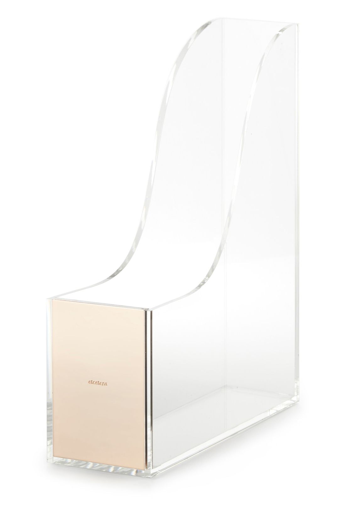 Kate Spade New York Strike Gold Acrylic Magazine Holder