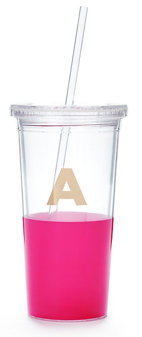 Kate Spade New York Dipped Initial Insulated Tumbler, A