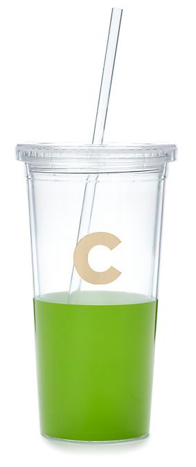 Kate Spade New York Dipped Initial Insulated Tumbler, C