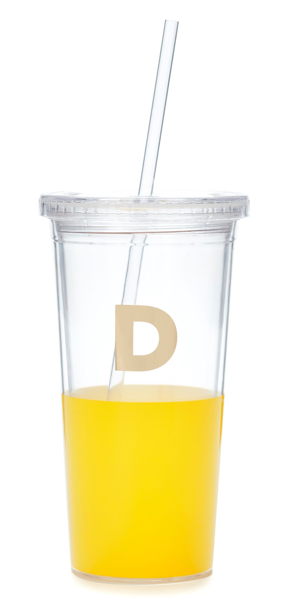 Kate Spade New York Dipped Initial Insulated Tumbler, D