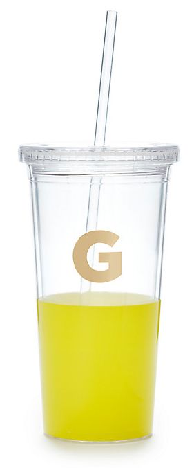 Kate Spade New York Dipped Initial Insulated Tumbler, G