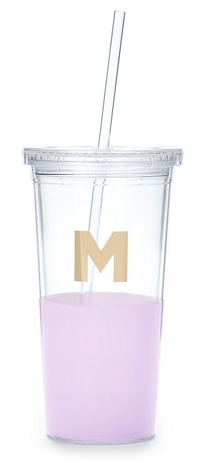 Kate Spade New York Dipped Initial Insulated Tumbler, M