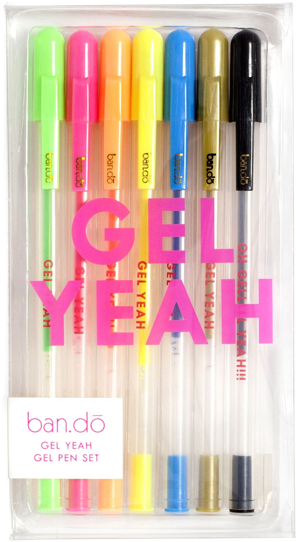 gel yeah pen set, assorted