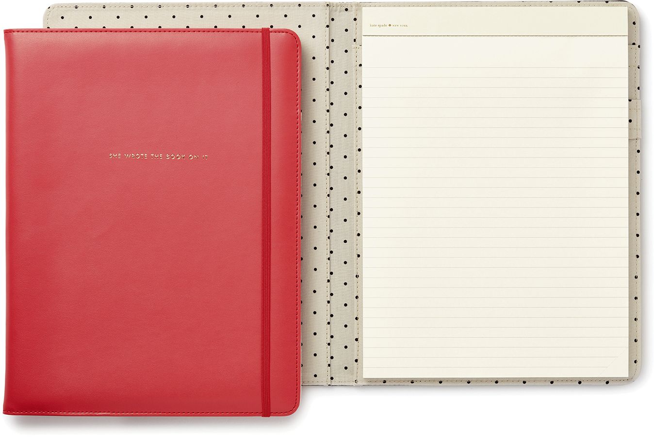 Kate Spade New York She Wrote The Book On It Notepad Folio