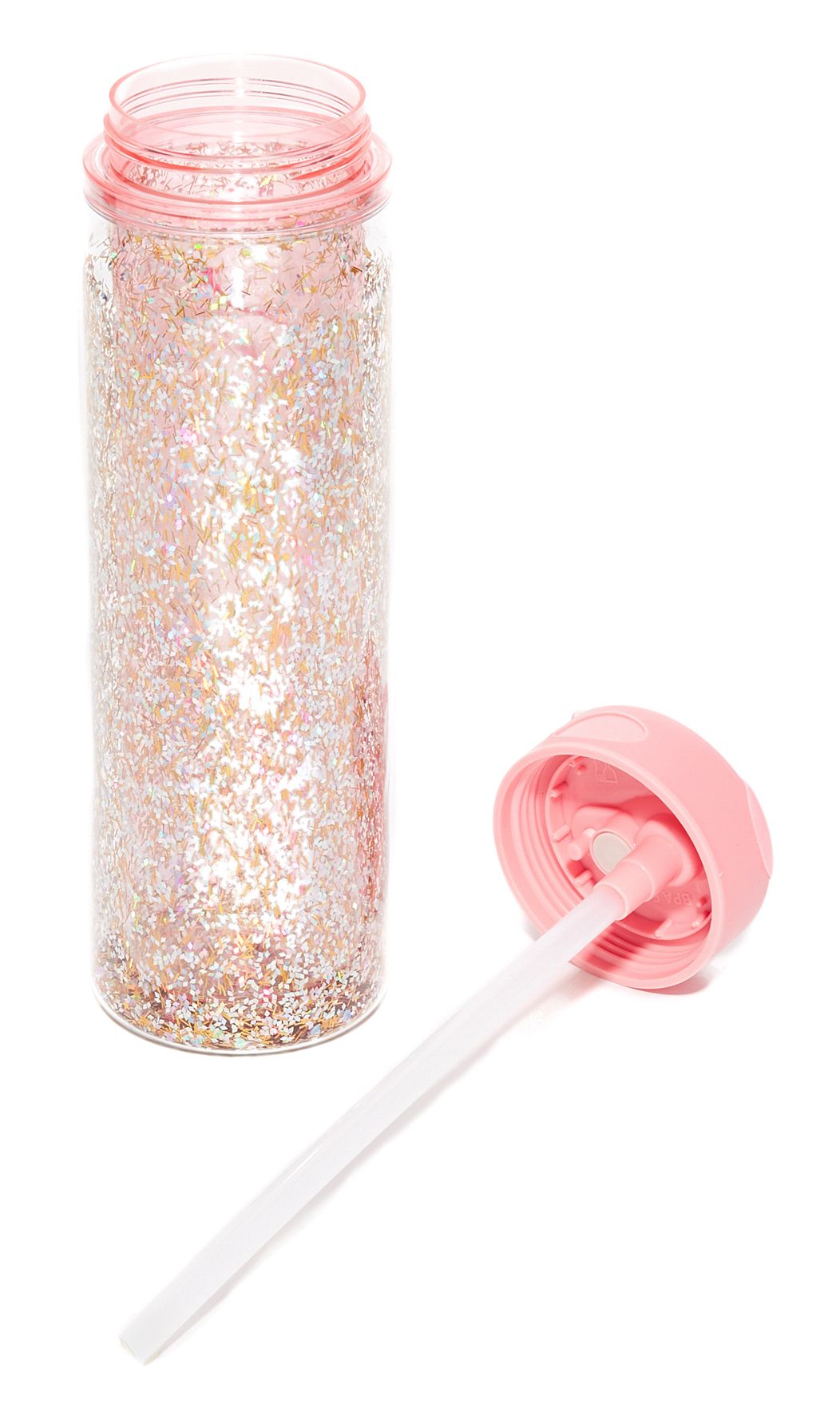 Glitter Bomb Water Bottle, Pink Stardust
