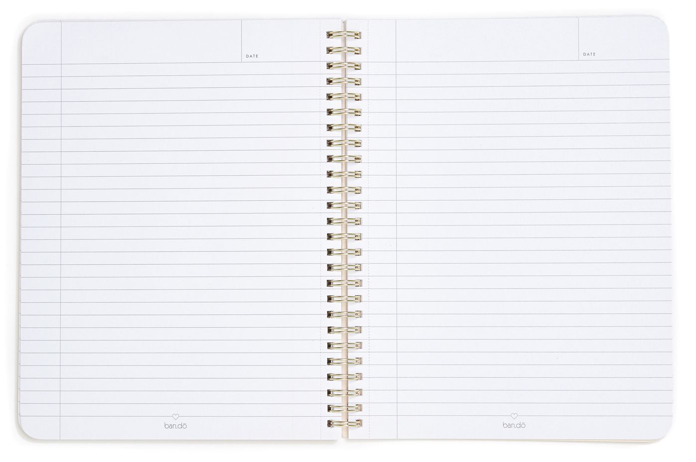 Ban.do ''Will You Accept This Rose' Spiral Lined Notebook 7" x 9"