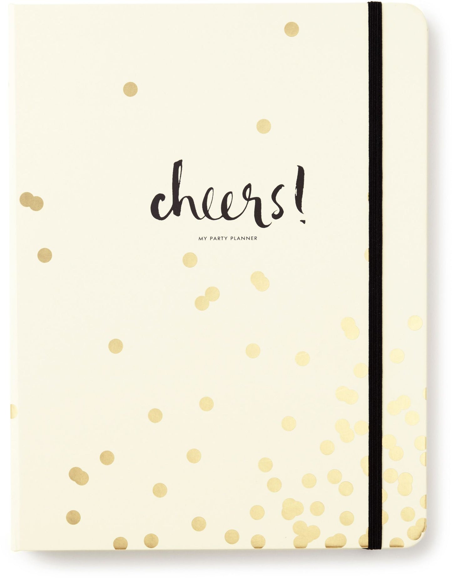 Kate Spade New York Gold Confetti Dot Party Planning Book