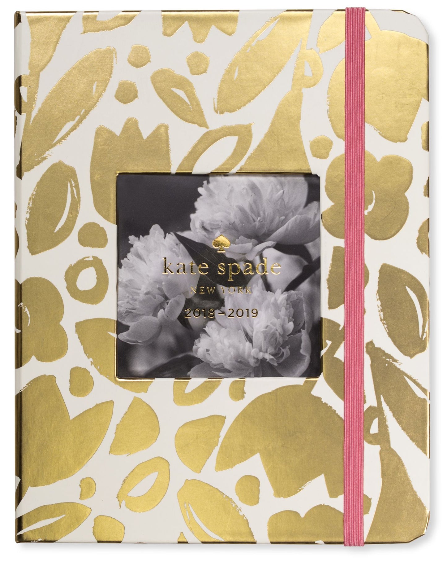 2019 Kate Spade New York Medium Planner, Gold Floral (Aug-Aug)