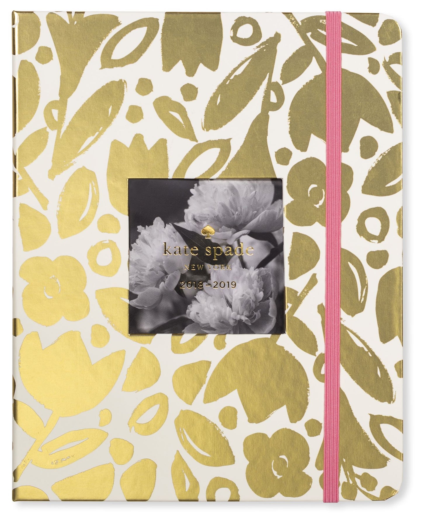 2019 Kate Spade New York Large Planner, Gold Floral (Aug-Aug)