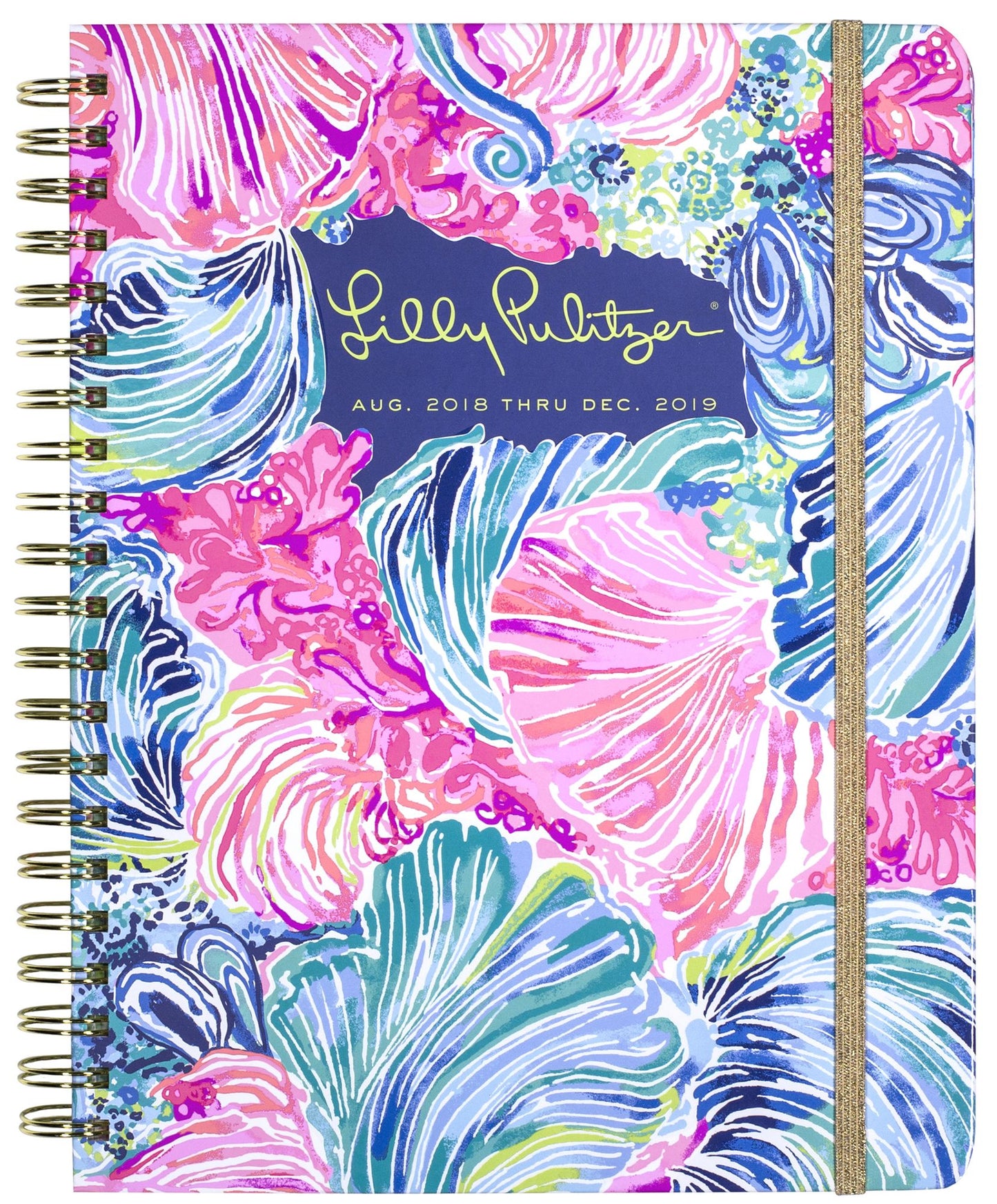 2019 Lilly Pulitzer Jumbo 17 Month Agenda, Beach Please