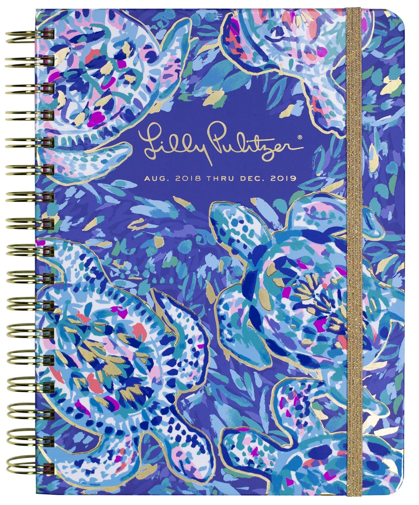 2019 Lilly Pulitzer Large 17 Month Agenda, Party wave