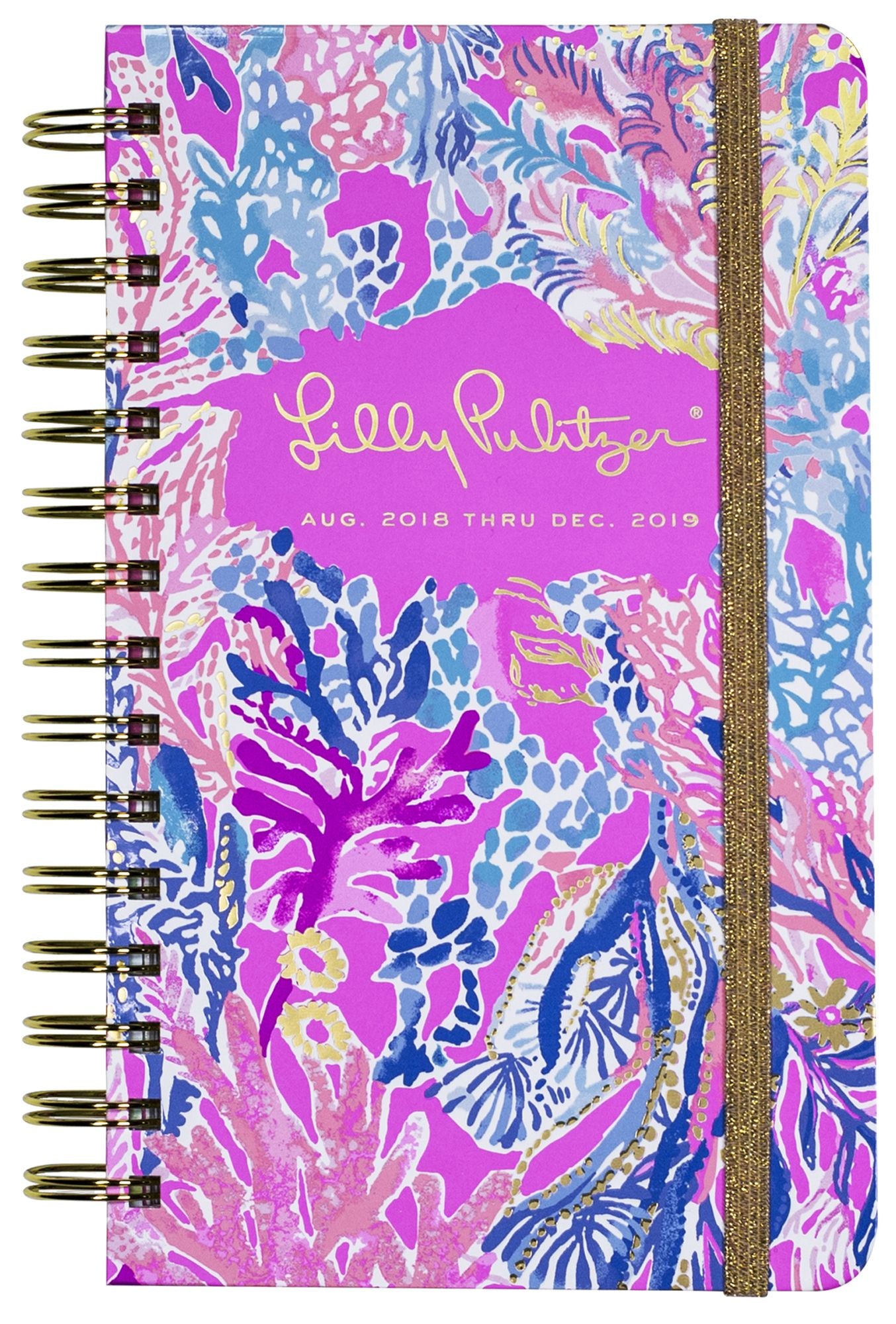 2019 Lilly Pulitzer Medium 17 Month Agenda, Aquadesiac