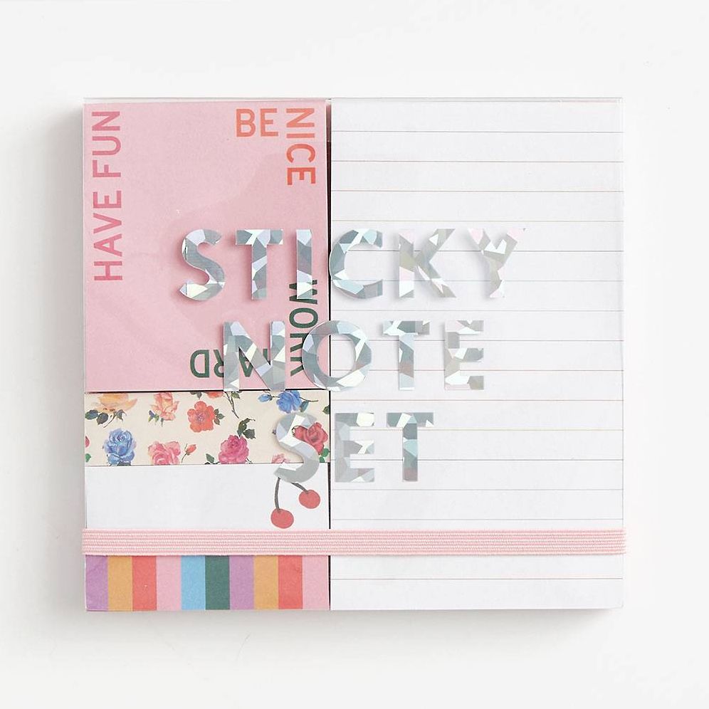 Have Fun Work Hard Sticky Note Set