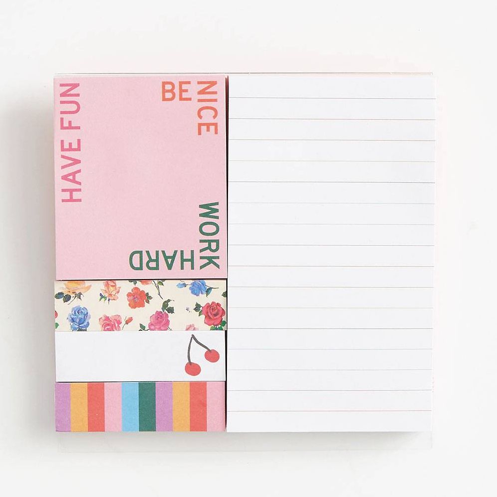 Have Fun Work Hard Sticky Note Set